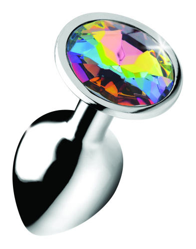 Rainbow Prism Gem Anal Plug - Small  2