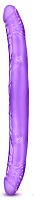 B Yours 16 Inch Double Dildo - Purple