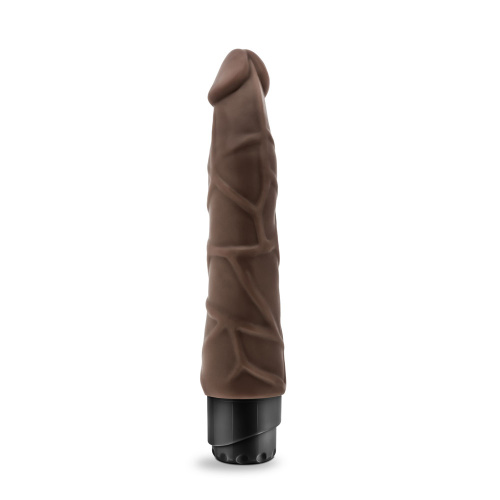 Dr. Skin - Cock Vibe 1 - 9 Inch Vibrating Cock -  Chocolate  2
