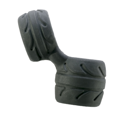 Silaskin Cock & Ball Ring and Stretcher - Black  2