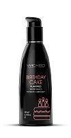 Aqua Birthday Cake Flavored Water Based Intimate  Lubricant - 2 Fl. Oz.