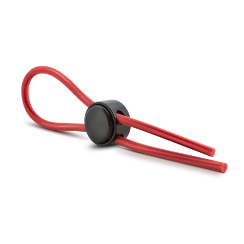 Stay Hard - Silicone Loop Cock Ring - Red  4