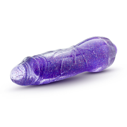 Glow Dicks - Molly Glitter Vibrator - Purple  3