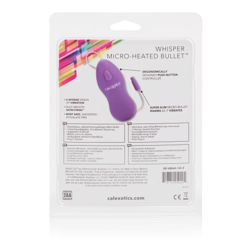 Whisper Micro Heated Bullet - Purple  4