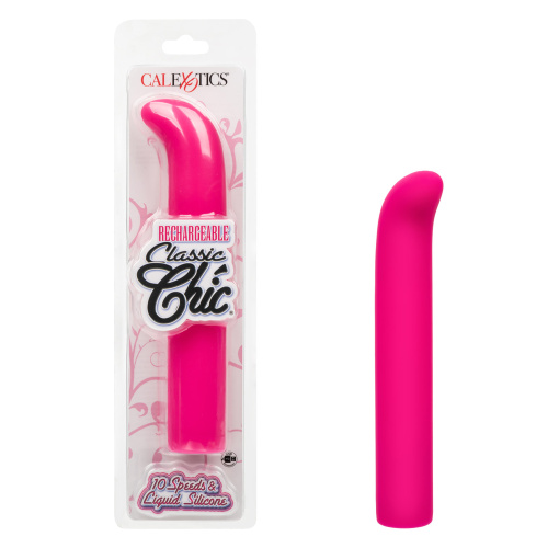 Rechargeable Classic Chic  Standard "G" Vibrator - Pink  4