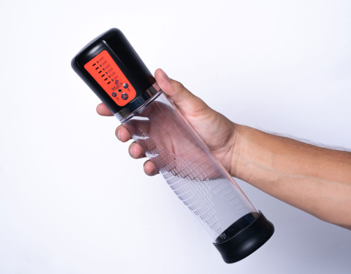 Jackson Rechargeable Penis Vacuum Pump - Orange  5