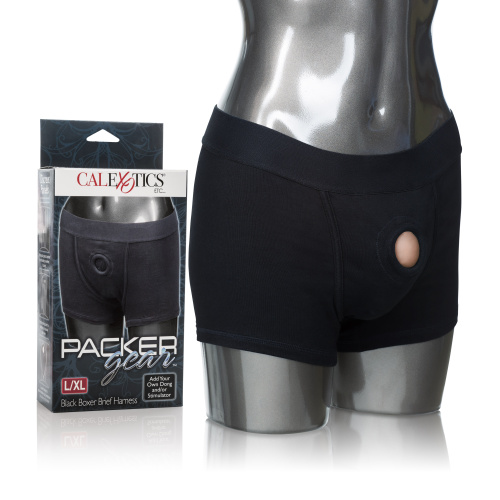 Packer Gear Boxer Brief Harness - Large/extralarge - Black  4