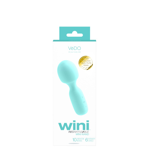 Wini Rechargeable Mini Wand - Turquoise  5