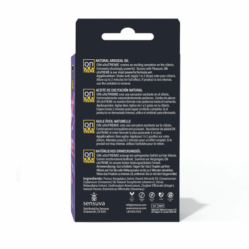 On Xxxtreme Arousal Oil 5ml Medium Box  2