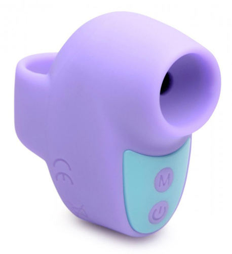 Shegasm Mini 12x Mini Silicone Clit Stimulator - Purple  2