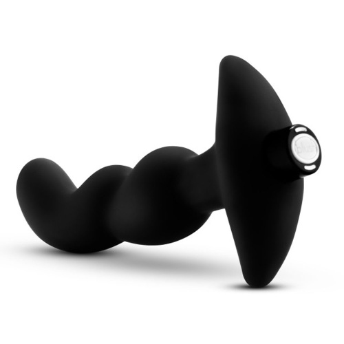 Anal Adventures- Platinum - Silicone Vibrating  Prostate Massager 03- Black  3