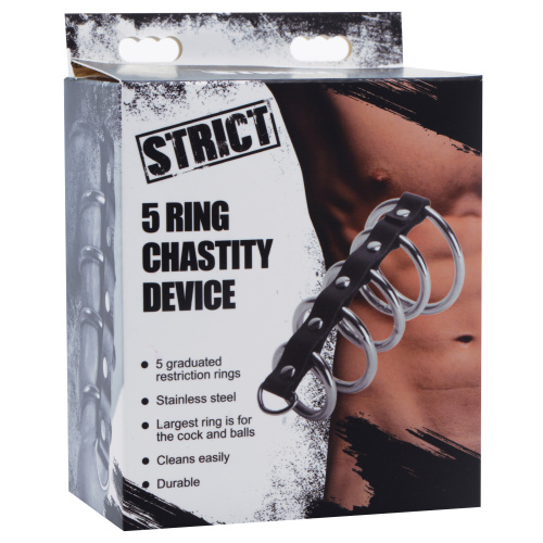 5 Ring Chastity Device  4