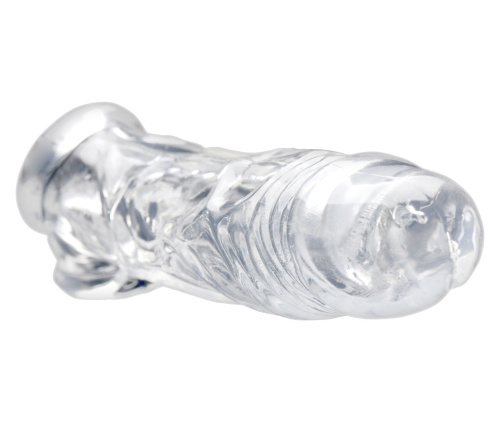 Realistic Clear Penis Enhancer and Ball Stretcher  3