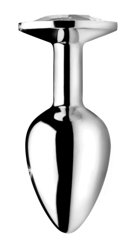 Clear Gem Anal Plug - Medium  3