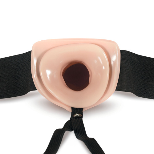 Dr. Skin - 7 Inch Hollow Strap on - Vanilla  3
