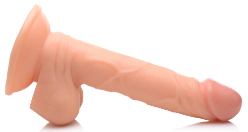 Pop Pecker 6.5 Inch Dildo With Balls - Light  3