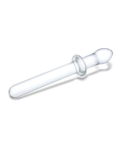 9.25 Inch Classic Smooth Dual-Ended Dildo - Clear  2