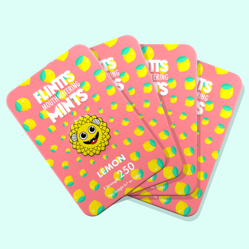 Flintts Mouth Watering Mints Lemon - F-Strength 250  4