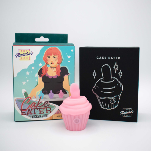 Cake Eater Clit Flicker Stimulator - Pink  3