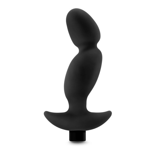 Anal Adventures- Platinum - Silicone Vibrating  Prostate Massager 04-Black  4