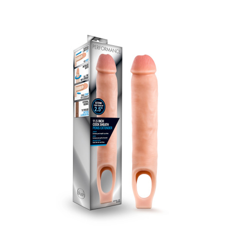 Performance - 11.5 Inch Cock Sheath Penis Extender - Vanilla  2