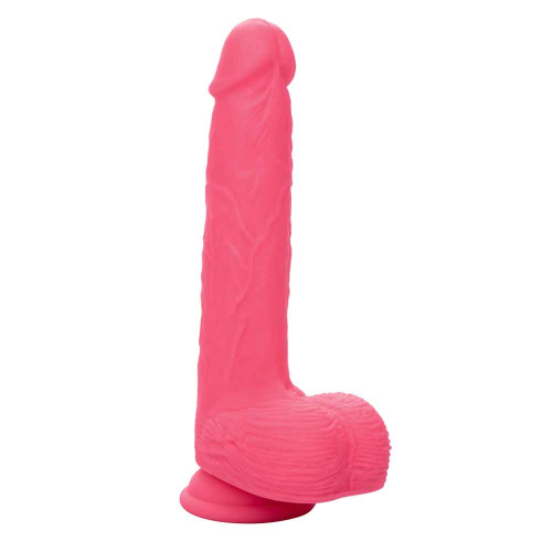 Rechargeable Rumbling and Thrusting Silicone Studs - Pink  5