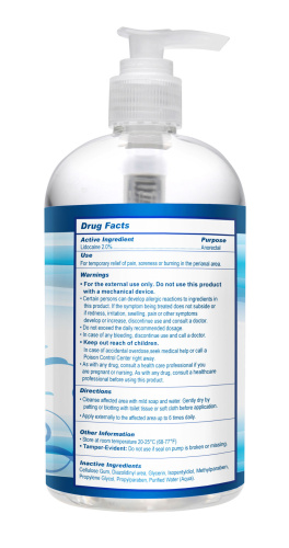 Relax Desensitizing Anal Lubricant - 17 Oz  2