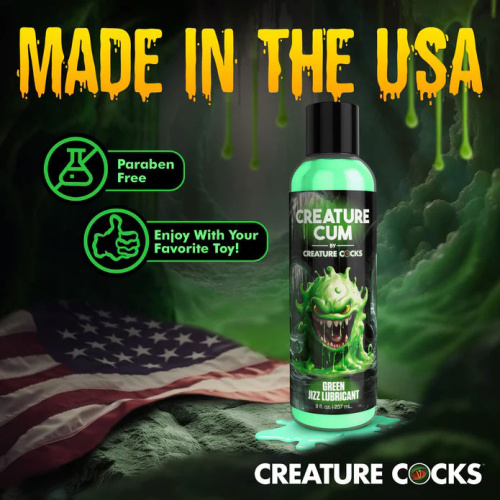 Creature Cum Green Water-Based Lubricant 8oz  3