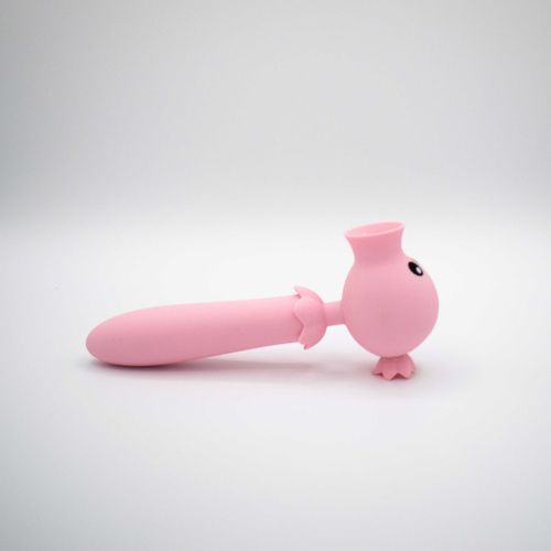 Lick n' Stick Clit Flicker and G-Spot Vibrator - Pink  3