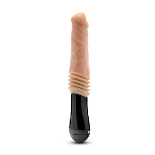 Dr. Skin Silicone - Dr. Knight - Thrusting  Gyrating Vibrating Dildo - Beige  3