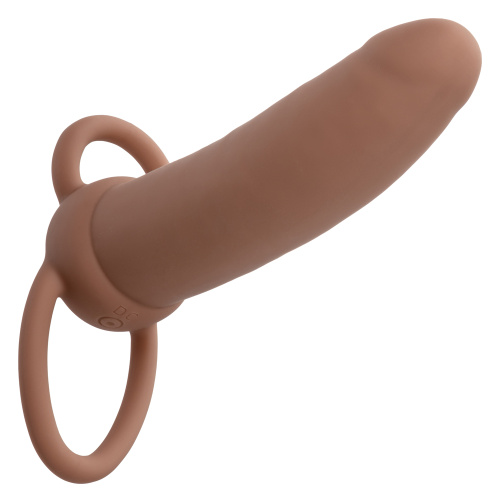 Performance Maxx Rechargeable Thick Dual Penetrator - Brown  3