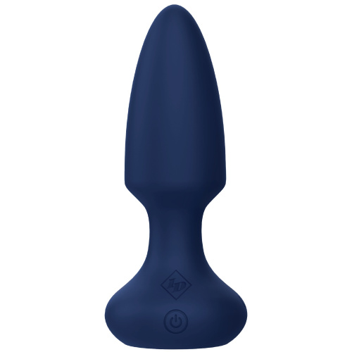 Booty Buzzer Remote Control Vibrating Plug - Blue  3