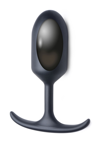 Premium Silicone Weighted Anal Plug - Medium  4