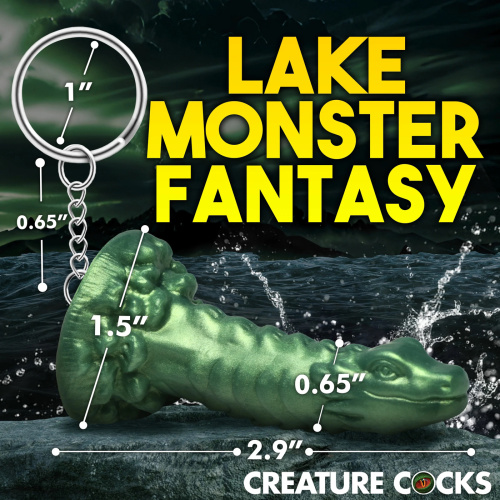 Cockness Monster Keychain - Green  5