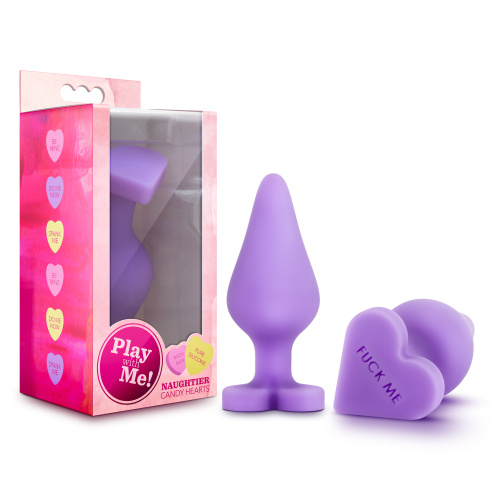 Naughtier Candy Hearts - Fuck Me - Purple  2