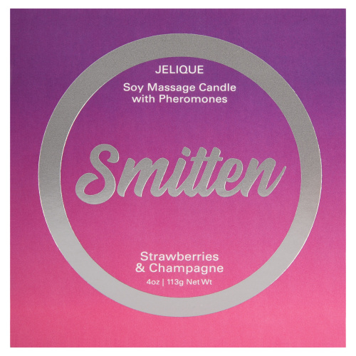 Mood Candle - Smitten - Strawberry and Champagne - 4 Oz. Jar  4