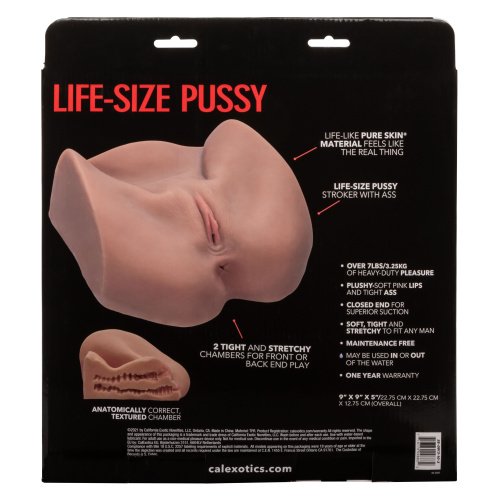 Stroke It Life-Size Pussy - Brown  5