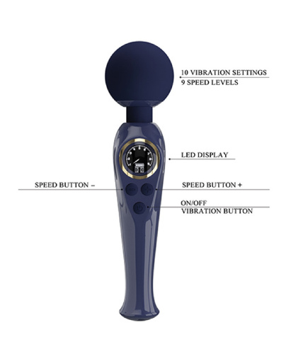 Skylar - Led Digital Display Wand - Blue  5