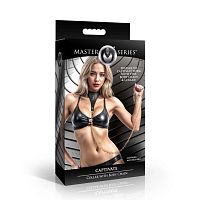Captivate Collar With Body Chain - Black