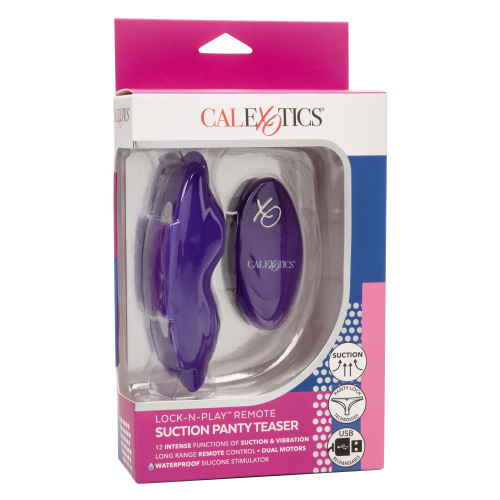 Lock-N-Play Remote Suction Panty Teaser - Purple  2