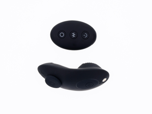 Hidden Pocket Strap on With Remote Control  Vibrator - Black  5
