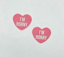 i'm Horny Berry Candy Heart Pasties