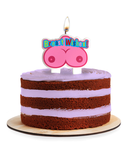 Breast Wishes Boobie Party Candle  2