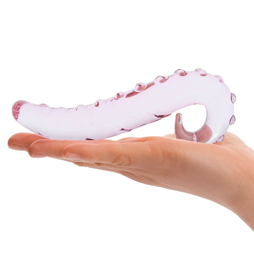 6 Inch Lick-It Glass Dildo  5