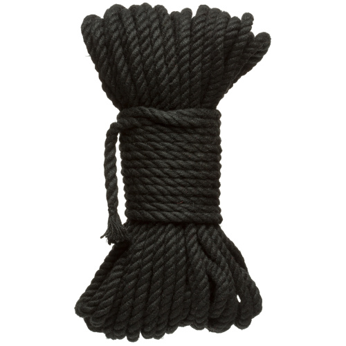Merci - Bind and Tie - 6mm Hemp Bondage Rope - 50  Feet - Black  2