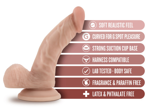 Dr. Skin - Dr. Stephen - 6.5 Inch Dildo With Balls - Beige  2