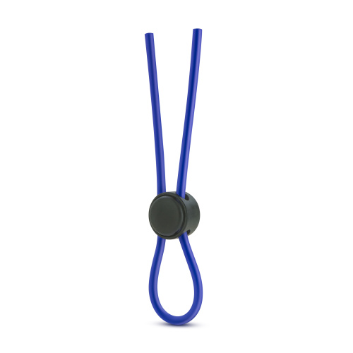 Stay Hard - Silicone Loop Cock Ring - Blue  3