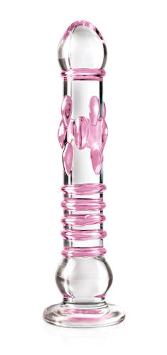 Icicles No. 6 - Clear / Pink  5