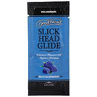 Goodhead - Slick Head Glide - Blue Raspberry - 0.24 Oz