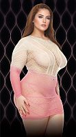 Pink Dusk Long Sleeve Mini Dress - Q
